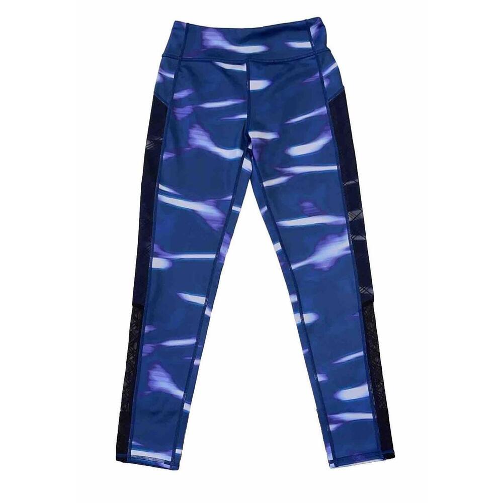 Z BY ZELLA ALL OVER PRINT W/ MESH LEGGINGS GIRLS SIZE L 10/12